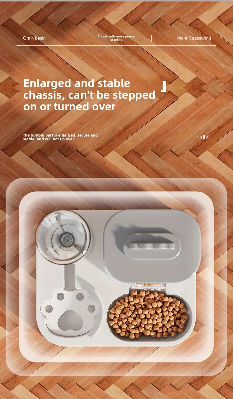 Comedero y Bebedero Automático Integrado para Mascotas