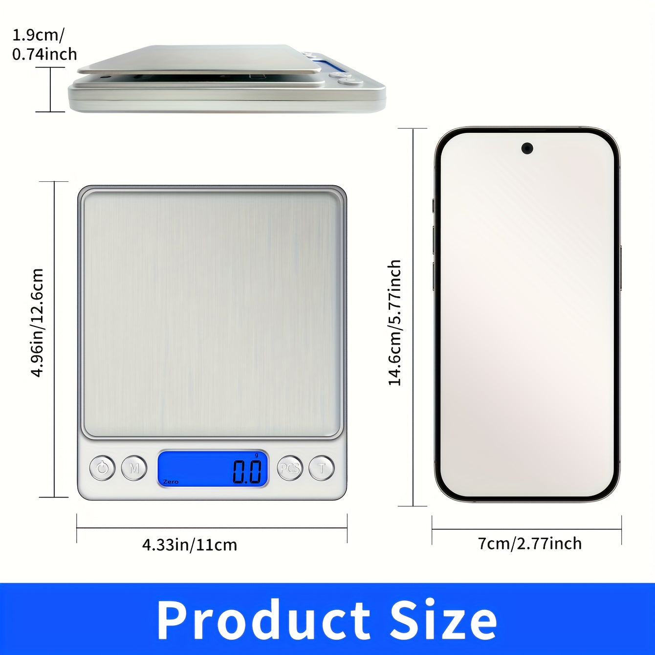 Balanza Digital de Cocina de Alta Precisión