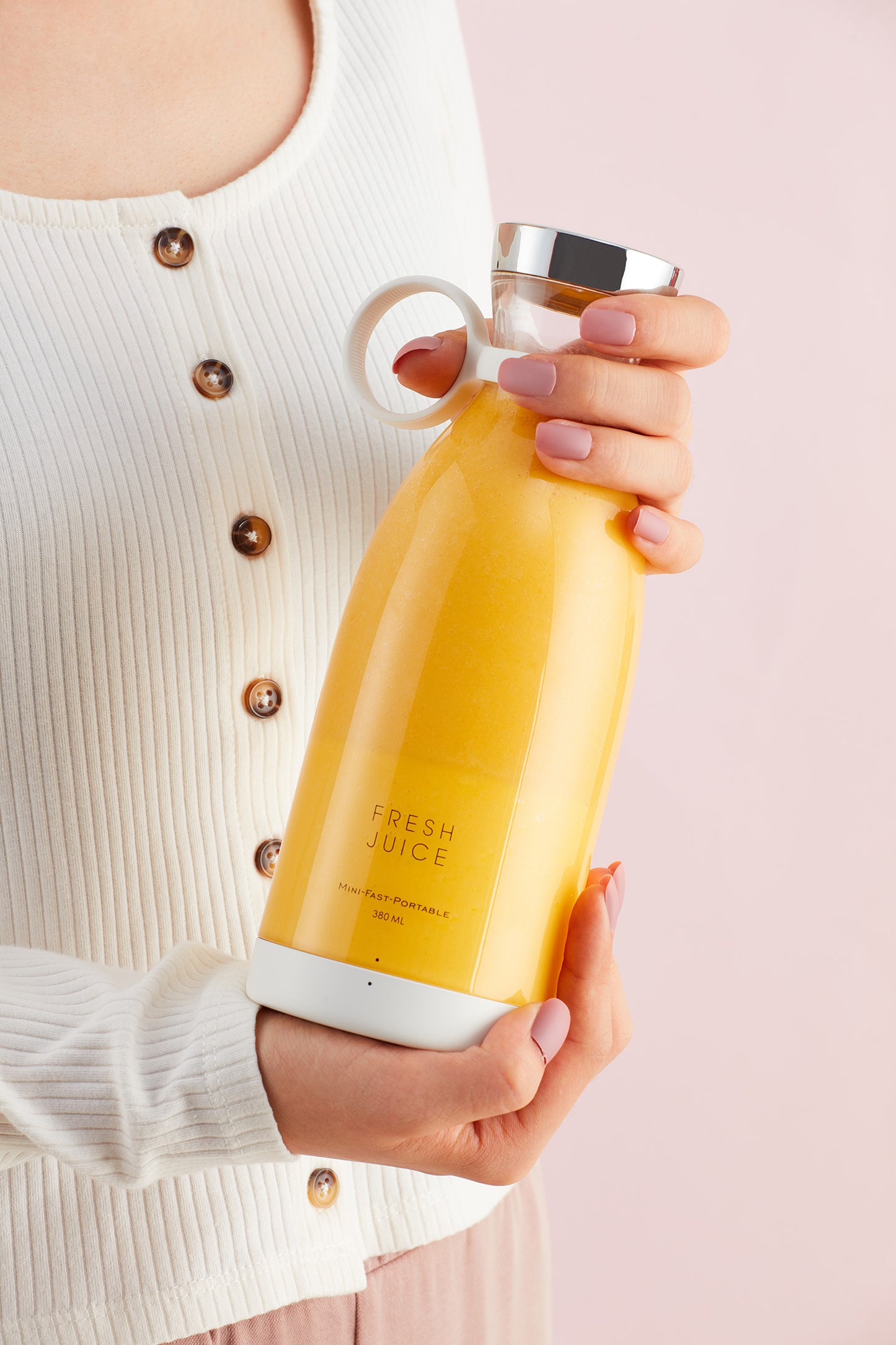 Licuadora Portátil Eléctrica Inalámbrica 350ml para Frutas