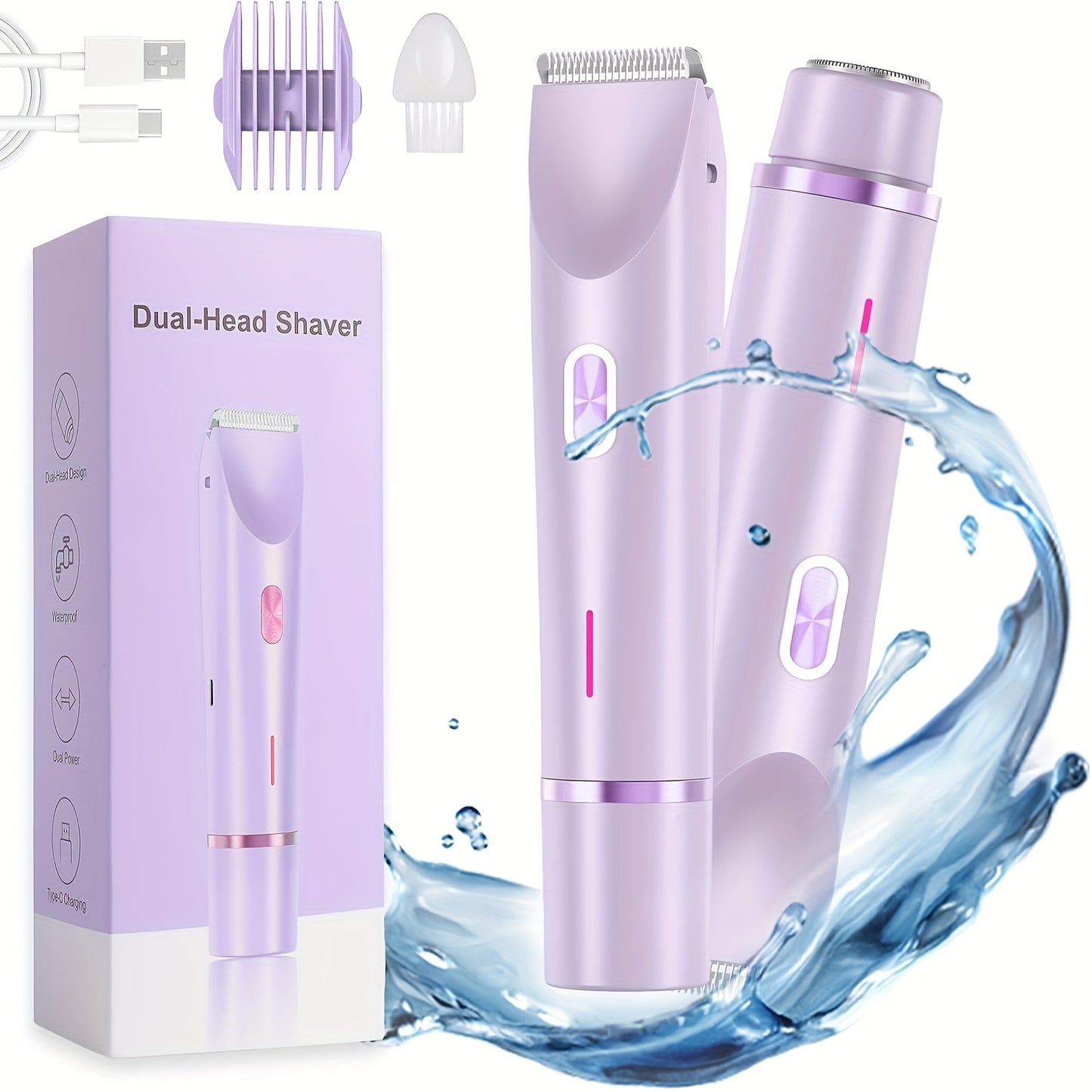 Rasuradora Eléctrica para Mujer 3 en 1