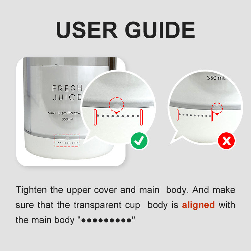 Licuadora Portátil Eléctrica Inalámbrica 350ml para Frutas