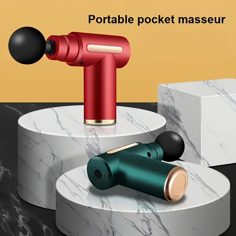 Pistola de Masaje Portátil Recargable para Tejidos Profundos